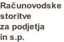 Računovodske  storitve  za podjetja in s.p.